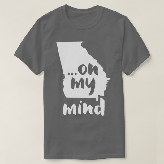 Georgia On My Mind州概要 Tシャツ (デザイン正面)