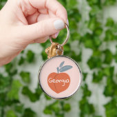 Georgia Peach カスタマイズ your text キーホルダー (手)