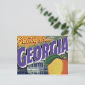 Georgia Peach and Mansion ポストカード (スタンド正面)