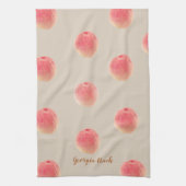 Georgia Peach Pattern Kitchen Towels  キッチンタオル (縦)