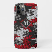 Georgia Red & Black Bulldog Spirit Camo Case-Mate iPhoneケース (裏)
