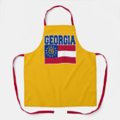 Georgia State Flag Apron エプロン (正面)