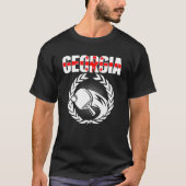 Georgia Table Tennis   Georgian Ping Pong Supporte Tシャツ (正面)