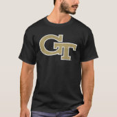 Georgia Tech Yellow Jackets Distressed Primary Tシャツ (正面)