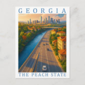 Georgia the Peach State USA Travel Place ポストカード (正面)