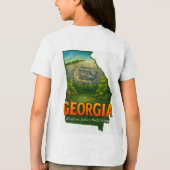 Georgia | Vibrant State Pride T-Shirt トライブレンドＴシャツ (裏面)
