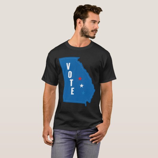 Georgia Votes Democratic Patriotic Call to Action Tシャツ (正面フル)