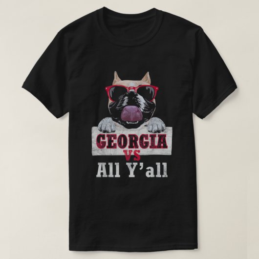 Georgia Vs All Y'all Tシャツ (デザイン正面)