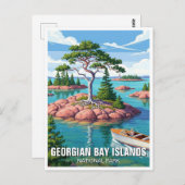 Georgian Bay Islands National Park Canada ポストカード (正面/裏面)