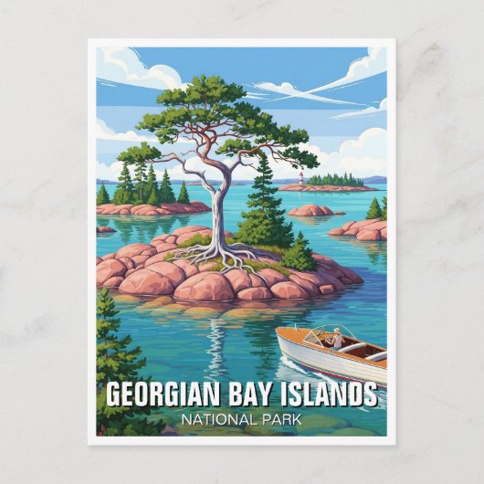 Georgian Bay Islands National Park Canada ポストカード (正面)