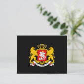 Georgian coat of arms postcard ポストカード (スタンド正面)