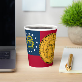 Georgian Flag & Seal, Flag of Georgia 紙コップ