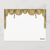 Georgian Lady見るby Boucher ポストカード (裏面)