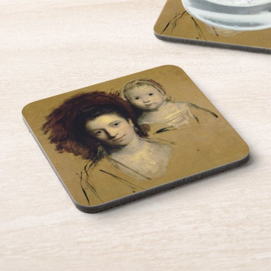 Georgiana、伯爵婦人のスペンサーおよび彼女の娘の女性 コースター (左側)