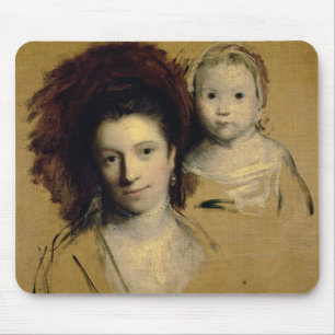 Georgiana、伯爵婦人のスペンサーおよび彼女の娘の女性 マウスパッド