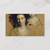 Georgiana、伯爵婦人のスペンサーおよび彼女の娘の女性 名刺 (裏面)