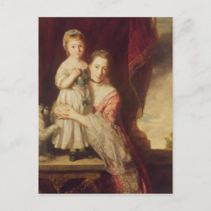 Georgiana, Countess Spencer with Lady ポストカード