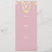 Georgiana (Peony Pink) メニュー (裏面)