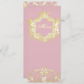 Georgiana (Peony Pink) メニュー (正面/裏面)