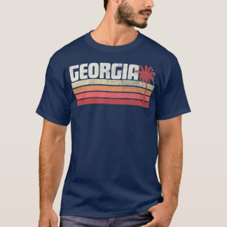 GeorgiaVintageレトロ70s 80s 90sギフトビーチPalm T Tシャツ