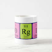 Georgina周期表名mug コーヒーマグカップ (中央)