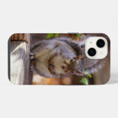 Georging Squirrel iPhoneケース iPhone 14ケース (裏面横)
