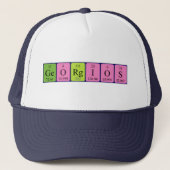 Georgios周期表名hat キャップ (正面)