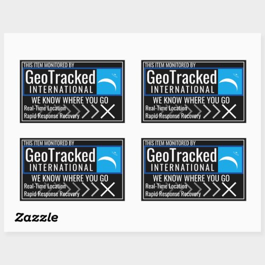 GeoTrackedシール 長方形シール (シート)