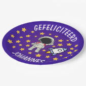 Gepersonaliseerd Ruimtevaart Kinderbord -  ペーパープレート (アングル)