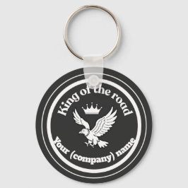 Gepersonaliseerde King of the Road Chauffeur Badge キーホルダー