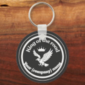 Gepersonaliseerde King of the Road Chauffeur Badge キーホルダー (正面)