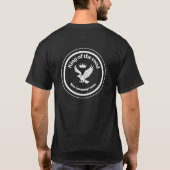 Gepersonaliseerde King of the Road Chauffeur Badge Tシャツ (裏面)