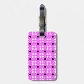 Gepersonaliseerde Stippen patroon ラゲッジタグ (裏面縦)