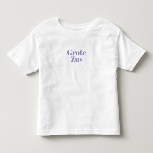 Gepersonaliseerde Zwangerschapsaankondiging Zus. トドラーTシャツ (正面)