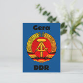 Gera, East Germany - DDR GDR Ostdeutschland ポストカード (スタンド正面)