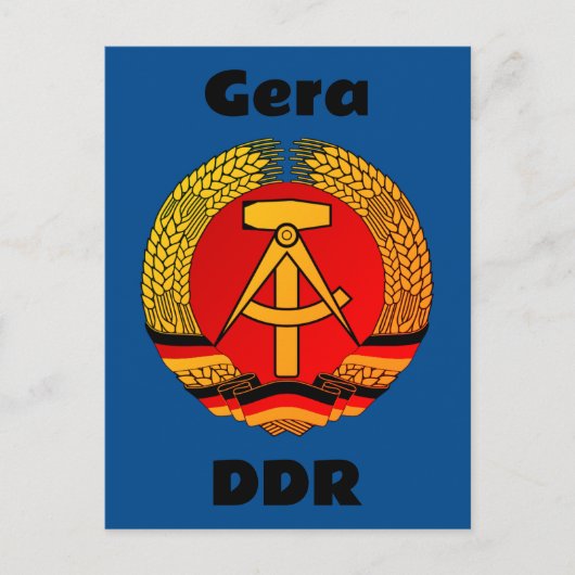 Gera, East Germany - DDR GDR Ostdeutschland ポストカード (正面)