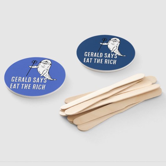 Geraldは言った 富裕層を食い尽くせ ハンドファン (組立なし)