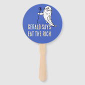 Geraldは言った 富裕層を食い尽くせ ハンドファン (正面)