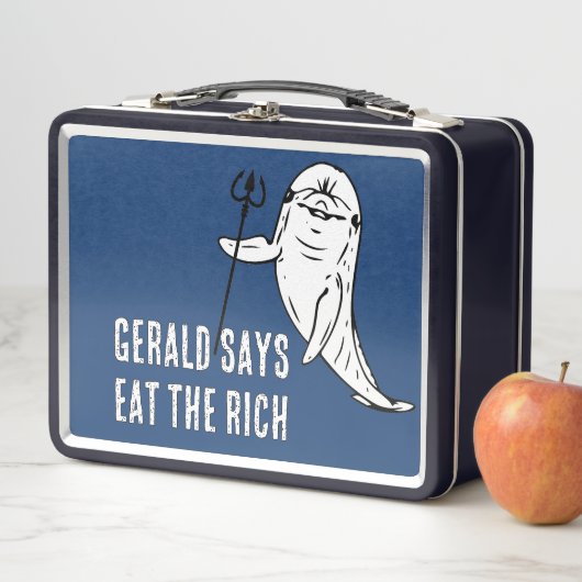 Geraldは言った 富裕層を食い尽くせ メタルランチボックス (インサイチュ)