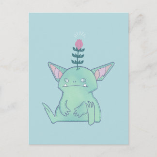 Gerald the Goblin | かわいい不機嫌なファンタジー・クリーチャー ポストカード