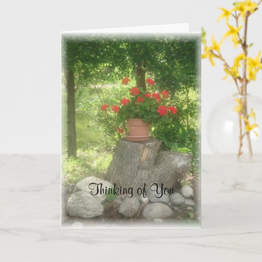 geranium1card, 考えs of you カード (黄色い花)