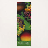 Geranium 3D抽象芸術幾何学模様 ヨガマット (正面)