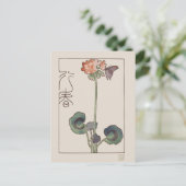 Geranium & Butterfly  シーズンポストカード (スタンド正面)