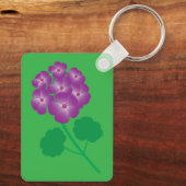 Geranium Flowers キーホルダー (裏面)