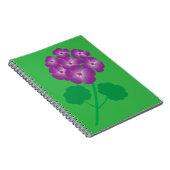 Geranium Flowers ノートブック (右側)