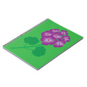 Geranium Flowers ノートブック (左側)