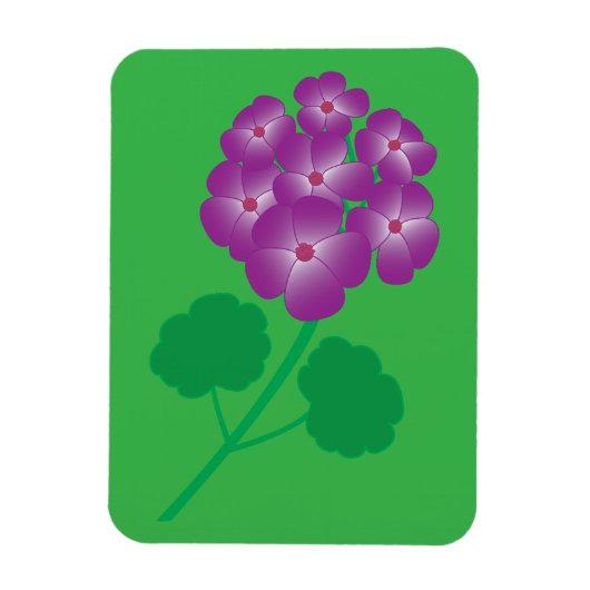Geranium Flowers マグネット (縦)