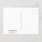 Geranium wildflower watercolor ポストカード (裏面)