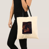 Gerardドウ著老女を切るパン トートバッグ (正面(商品))