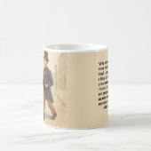 Gerard de Narval walking his pet lobster Coffee Mu コーヒーマグカップ (中央)